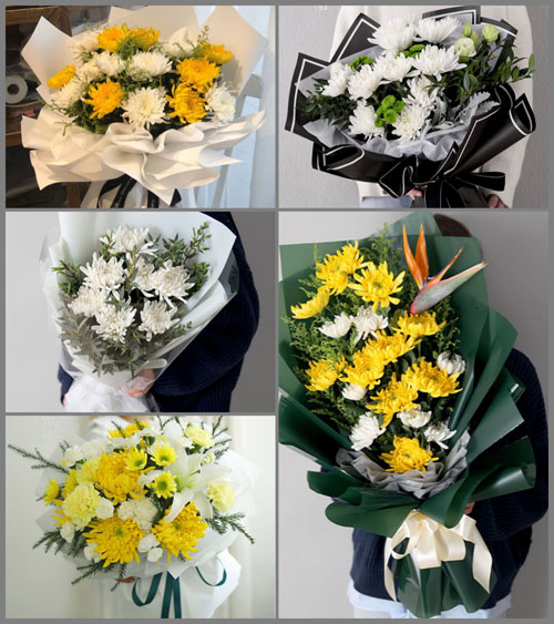 湖北咸宁市赤壁市车埠镇枫桥村白事花束代送